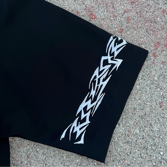 Black and Silver Button Down - Picture 3 of 6